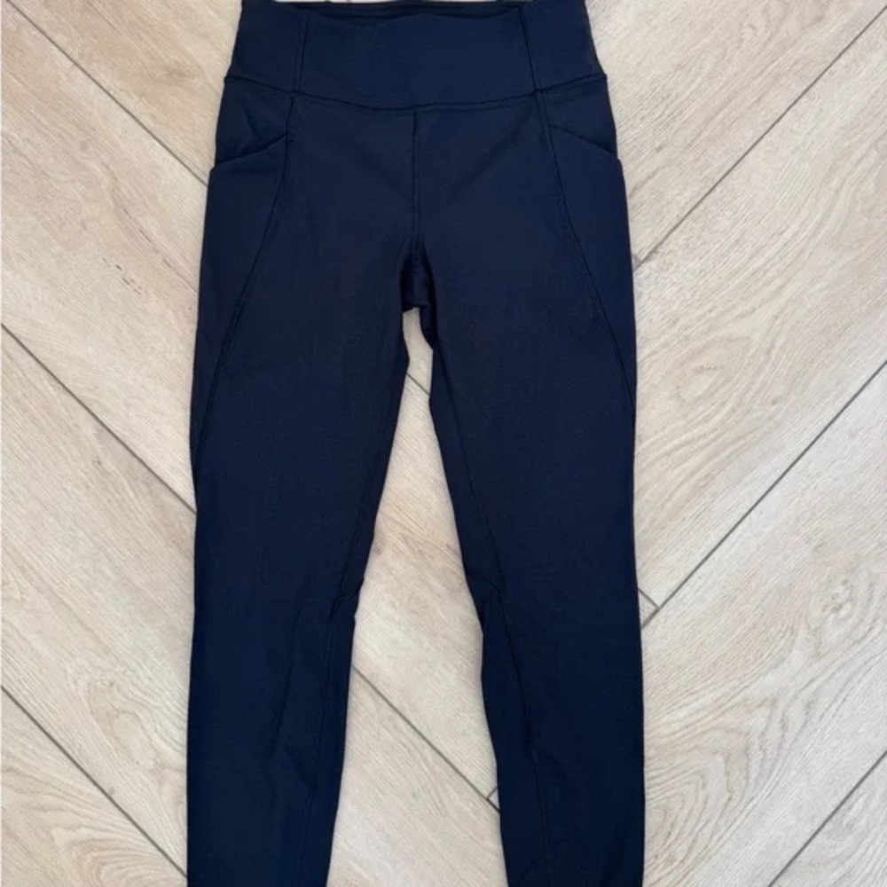 Midnight Blue High-Waist Leggings
